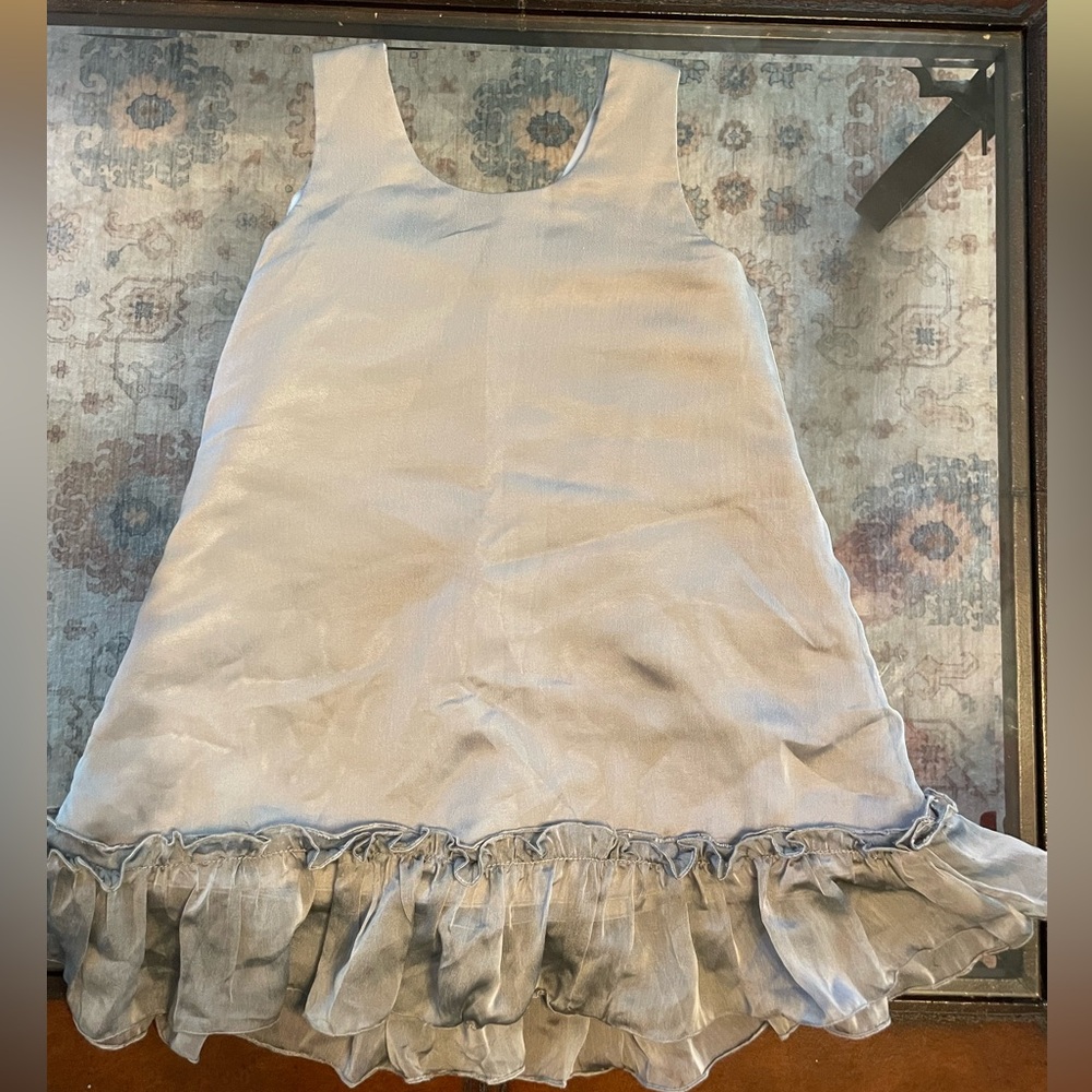 Clkeerins Girls Silver Dress - Picture 2 of 4